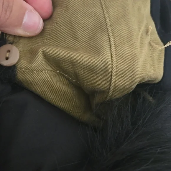 Ann Taylor LOFT Olive Faux Fur Hooded Jacket - Picture 6 of 16